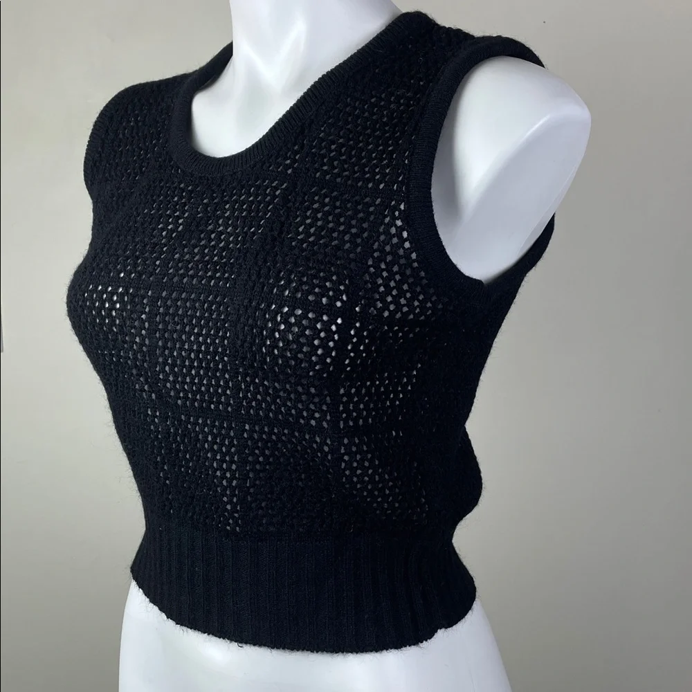 Ecco Bay Open Knit Vintage Sweater Vest